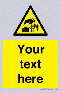 Custom Warning: Large scale fire zone